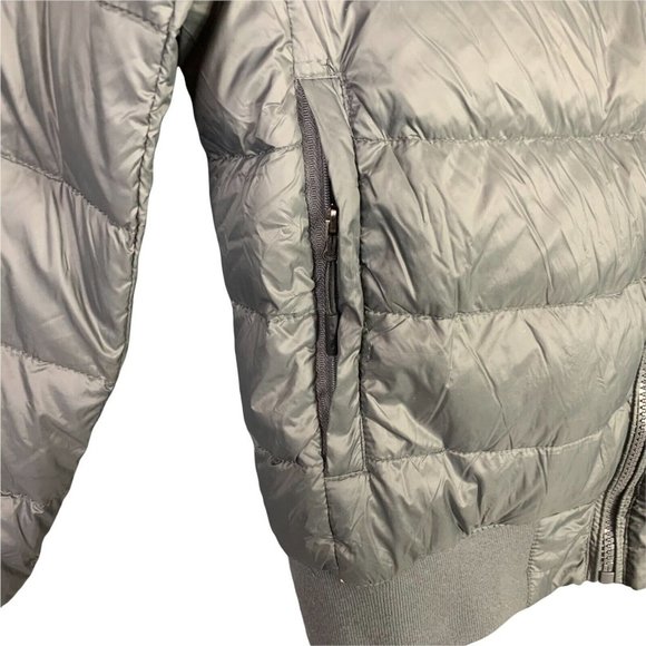 32 Degree Light Weight Puffer Jacket Women XS Down Filled Packable Gray - Picture 3 of 10
